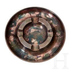 Adolf Hitler – an Ashtray from the Schloss Klessheim Silver Service Adolf Hitler – an Ashtray from the Schloss Klessheim Silver Service