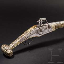 Rich verb inter-wheel lock buffer, German, dated 1573 Rich verb inter-wheel lock buffer, German, dated 1573