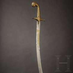 Shamshir with an older Persian blade from the 17th century, Syria, 19th century Shamshir with an older Persian blade from the 17th century, Syria, 19th century