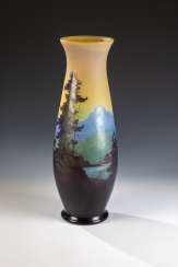 Grand Vase avec des paysages de Montagne Grand Vase avec des paysages de Montagne