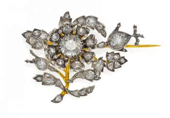 Diamant-Brosche. Diamant-Brosche.