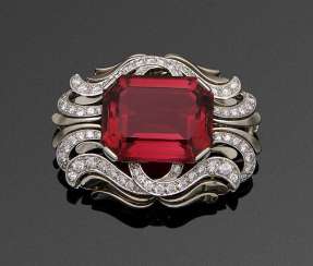 Representative Rubellite Brooch Representative Rubellite Brooch
