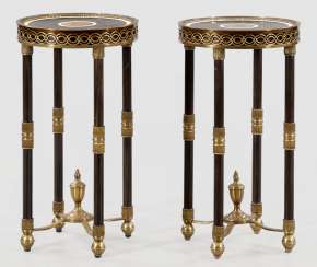 Pair of decorative side tables Pair of decorative side tables