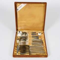 Pour 6 Personnes, couverts en Argent brune d'Origine-Coffret Pour 6 Personnes, couverts en Argent brune d'Origine-Coffret