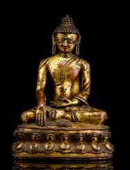 Feuervergoldete Bronze des Buddha Shakyamuni Feuervergoldete Bronze des Buddha Shakyamuni