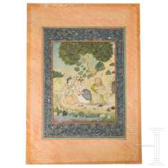 Mughal miniature, India, 1st half 19th century Mughal miniature, India, 1st half 19th century