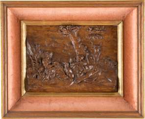 Relief with gallant scene Relief with gallant scene