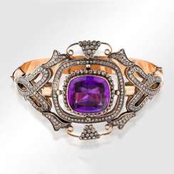 Bracelet with corundum and diamonds Bracelet with corundum and diamonds