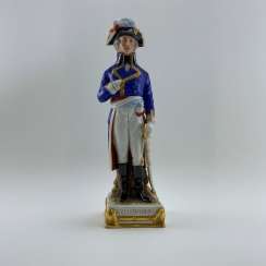 Porcelain figurine of General Kellermann, Germany, Scheibe-Alsbach, the first half of the 20th century Porcelain figurine of General Kellermann, Germany, Scheibe-Alsbach, the first half of the 20th century