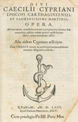 Cyprian. Cyprian.