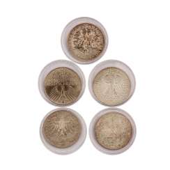 BRD 5 DM special embossing, BRD 5 DM special embossing,