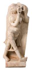 Very large Indian sculpture of a female Subgöttin marble Very large Indian sculpture of a female Subgöttin marble
