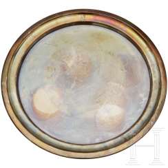 Adolf Hitler - a round Serving Platter from the Neue Reichskanzlei, Berlin Silver Service Adolf Hitler - a round Serving Platter from the Neue Reichskanzlei, Berlin Silver Service