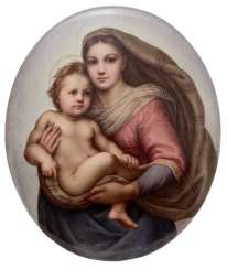 Porcelain picture plate Porcelain picture plate