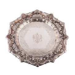 A great dish with double-headed eagle A great dish with double-headed eagle