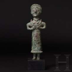 Elamite bronze statuette of a priestess, Middle East, 3rd millennium BC Elamite bronze statuette of a priestess, Middle East, 3rd millennium BC