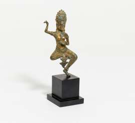 Elegant Yogini in dancing posture Elegant Yogini in dancing posture