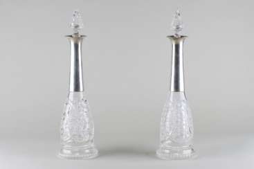 High pair of decanters High pair of decanters