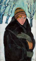 DRESDNER EXPRESSIVE REALIST Working 1. Half of the 20. Century PORTRAIT OF MARGARET bell man DRESDNER EXPRESSIVE REALIST Working 1. Half of the 20. Century PORTRAIT OF MARGARET bell man