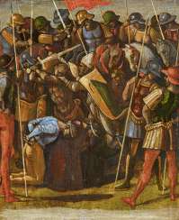 Saint Nicholas of Bari saves three knights from execution Saint Nicholas of Bari saves three knights from execution