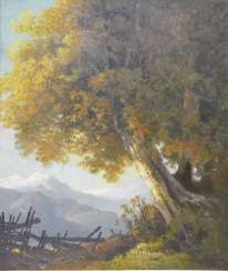 Oskar Mulley, a Summer hut in foothills Oskar Mulley, a Summer hut in foothills