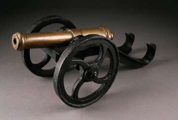 Arts and crafts model cannon Probably German, C. 1900 Arts and crafts model cannon Probably German, C. 1900