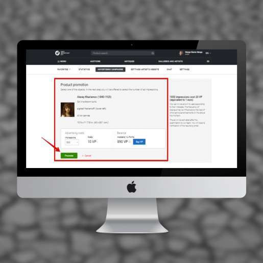 Faites la promotion de vos produits sur le site