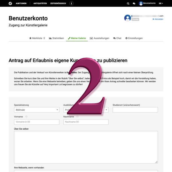 Organisieren einer eigenen Kunstgalerie Organisieren einer eigenen Kunstgalerie