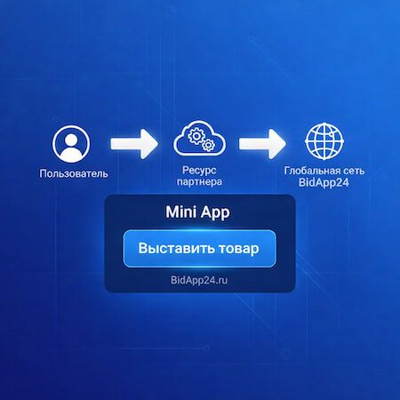 Схема мультиканальных продаж BidApp24