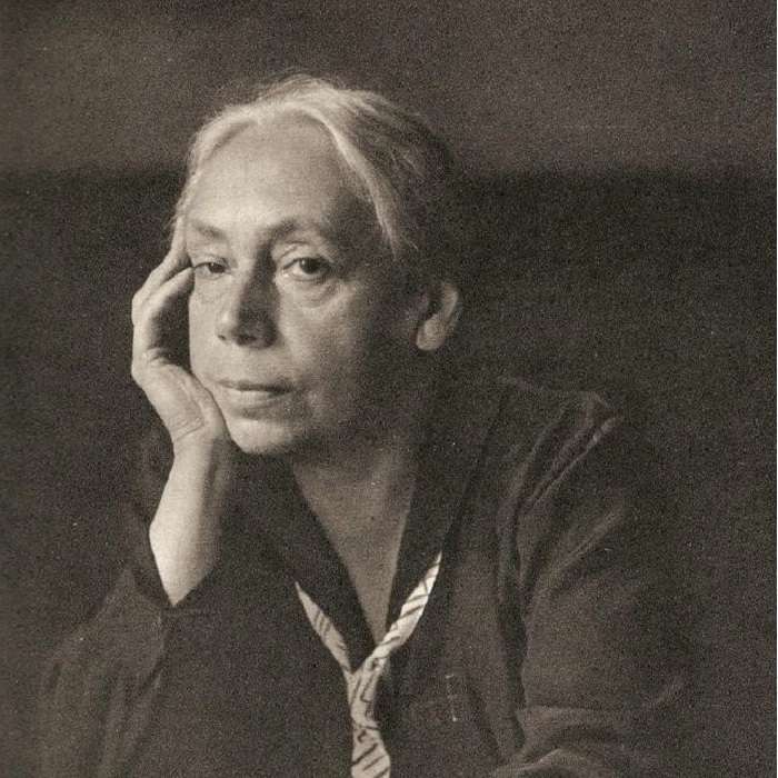 Кете Кольвиц. Фотопортрет художницы, 1927