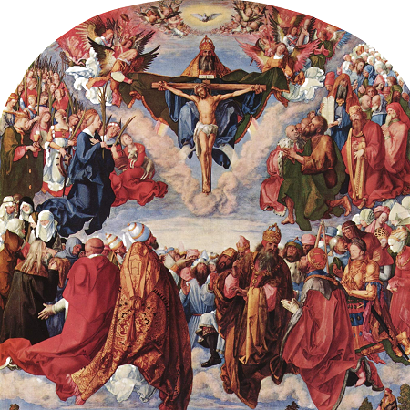 Albrecht Dürer. Le tableau L'Adoration de la Sainte Trinité, 1511