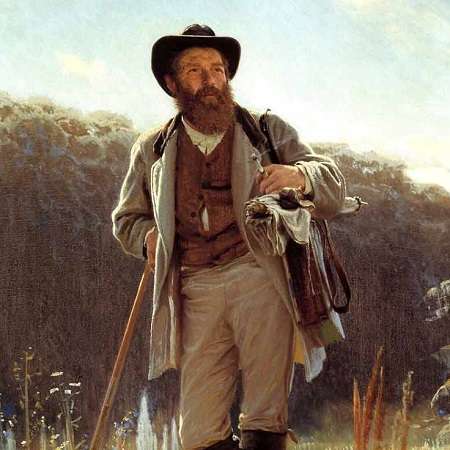Иван Крамской. Картина «Портрет художника Ивана Шишкина», 1873