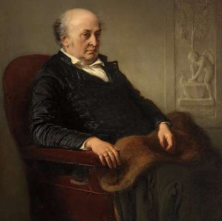 Фридрих Вильгельм Шадов. Эдуард Бендеманн. Картина «Портрет Фридириха Вильгельма Шадова», 1850-е