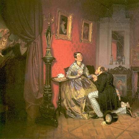 Павел Федотов. Картина «Разборчивая невеста», 1847