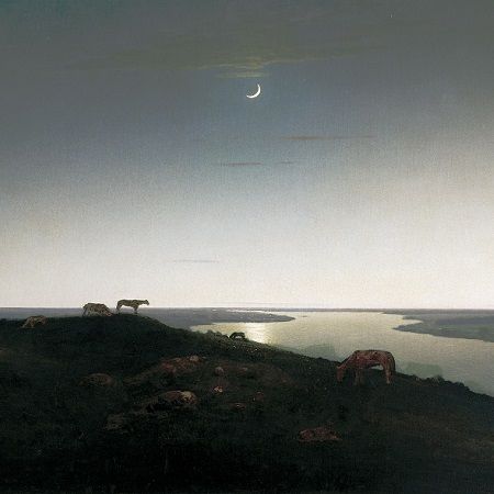 Архип Куинджи. Картина «Ночное», 1905-1908 гг.