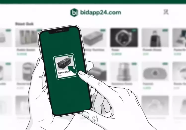 Схема, показывающая, как прямая ссылка на один лот отправляется в разные чаты Telegram