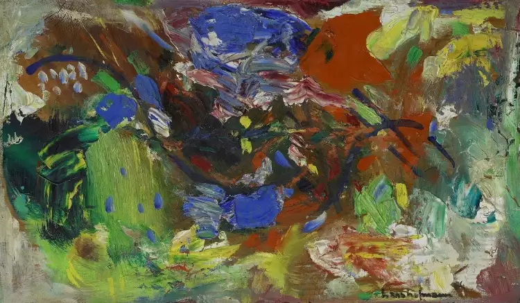 Ганс Хофман. Картина «Совершенствование», 1956 Ганс Хофман. Картина «Совершенствование», 1956