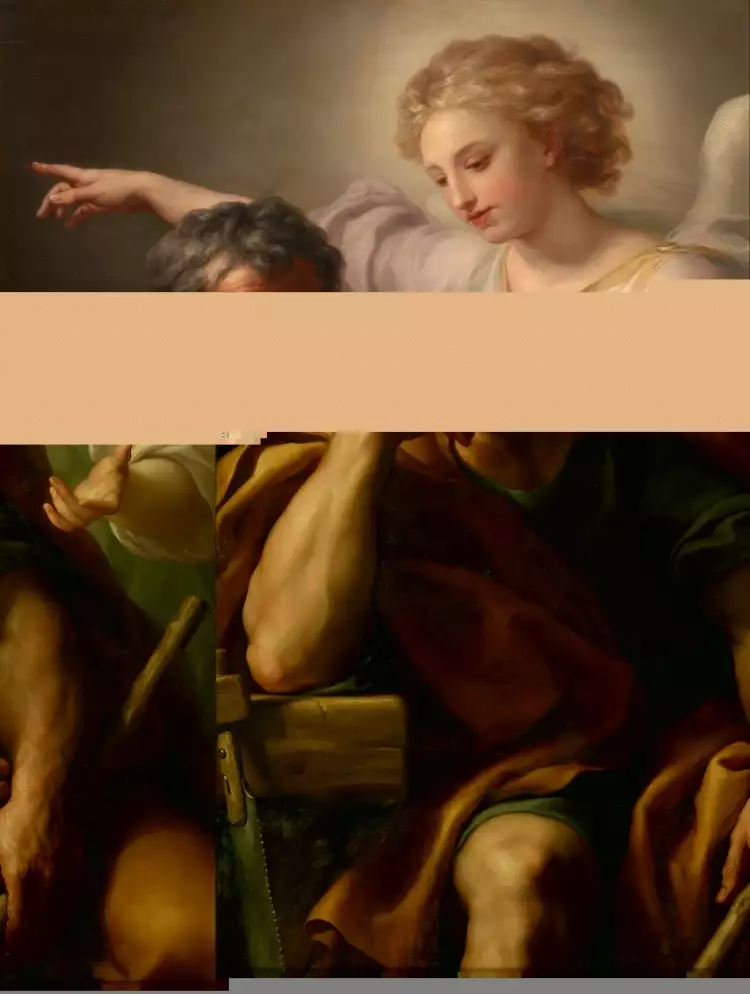 Антон Рафаэль Менгс. Картина «Сон Святого Иосифа», 1774 Антон Рафаэль Менгс. Картина «Сон Святого Иосифа», 1774