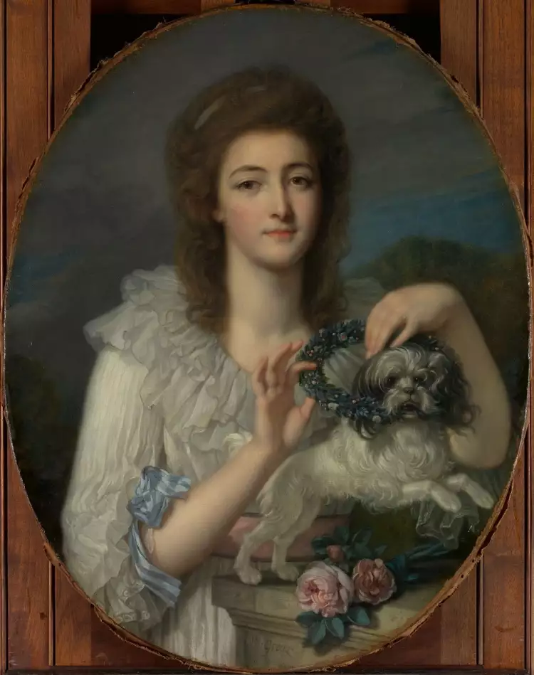 Жан-Батист Грёз. Картина «Княгиня Варвара Николаевна Гагарина», 1782