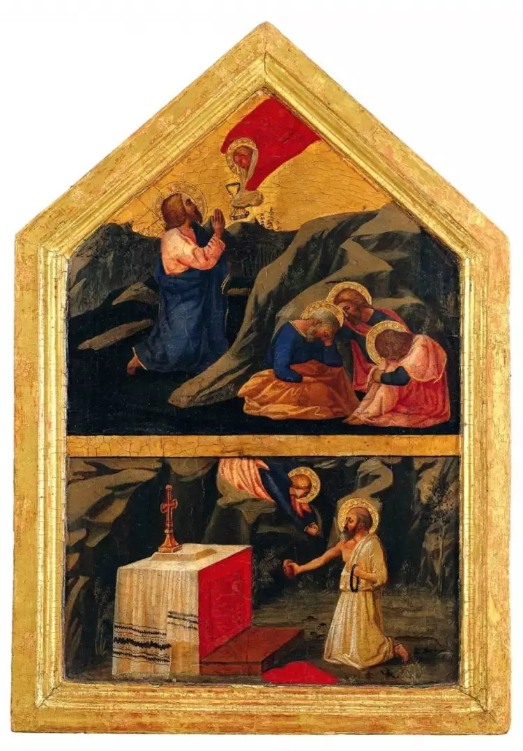 Мазаччо. Картина «Моление о чаше», 1426