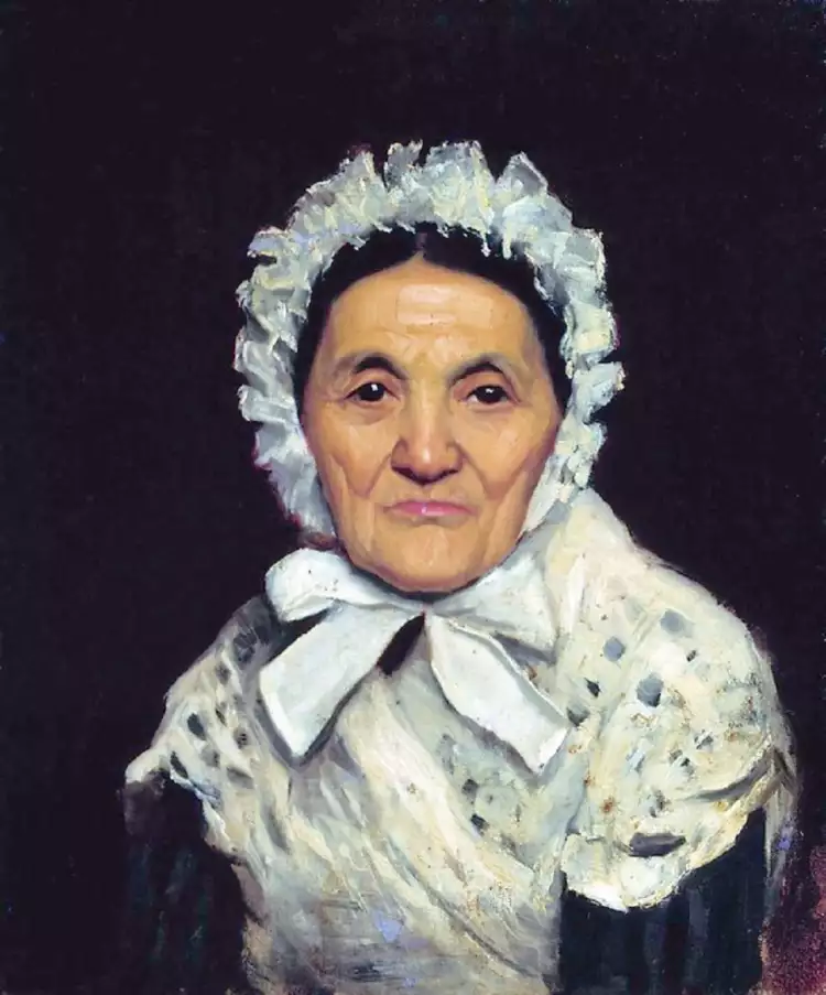 Мария Башкирцева. Картина «Портрет старушки», 1880 Мария Башкирцева. Картина «Портрет старушки», 1880