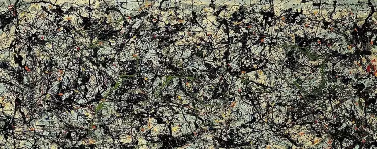 Acryl. Jackson Pollock. Luzifer, 1947 Acryl. Jackson Pollock. Luzifer, 1947