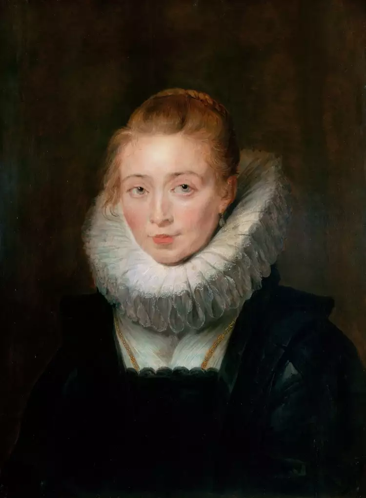 Portrait. Peter Paul Rubens. Portrait of the Infanta Isabella's chambermaid, 1623-1626 Portrait. Peter Paul Rubens. Portrait of the Infanta Isabella's chambermaid, 1623-1626