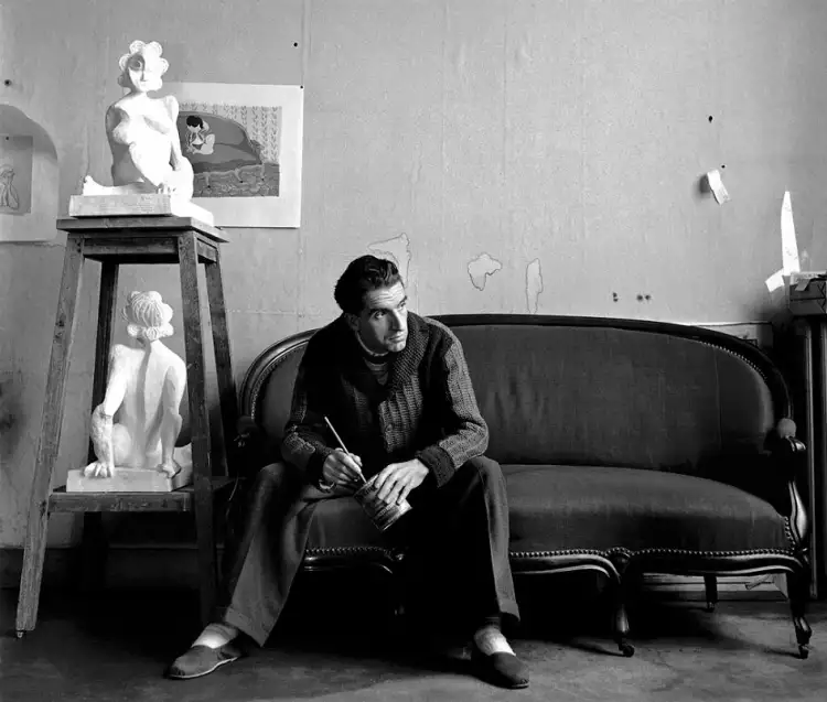 Андре Фужерон. Фотография художника, 1945