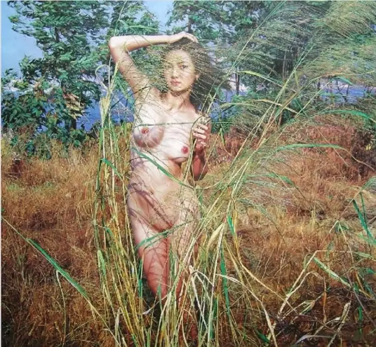 Китайское ню: Гуань Цзэцзуй. «В траве»