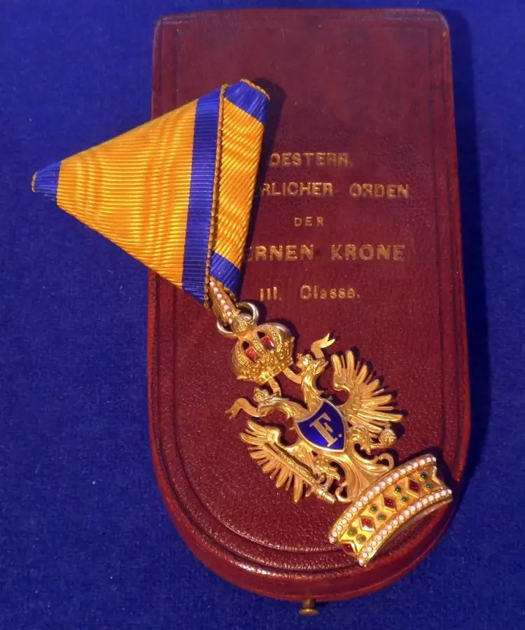 Орден Железной короны III класса, конец XIX века Орден Железной короны III класса, конец XIX века