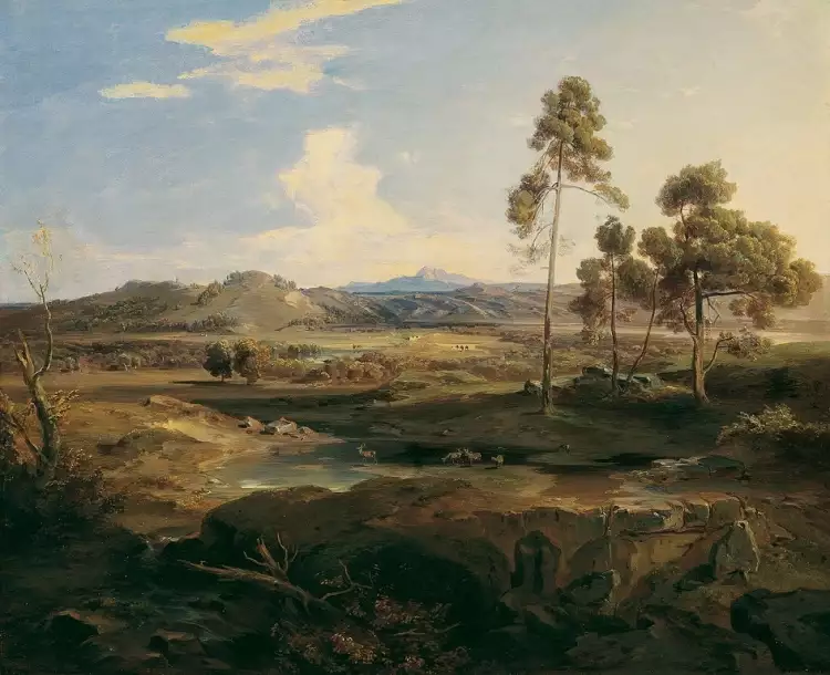 Карл Ротман. Картина «Олимпия», 1837