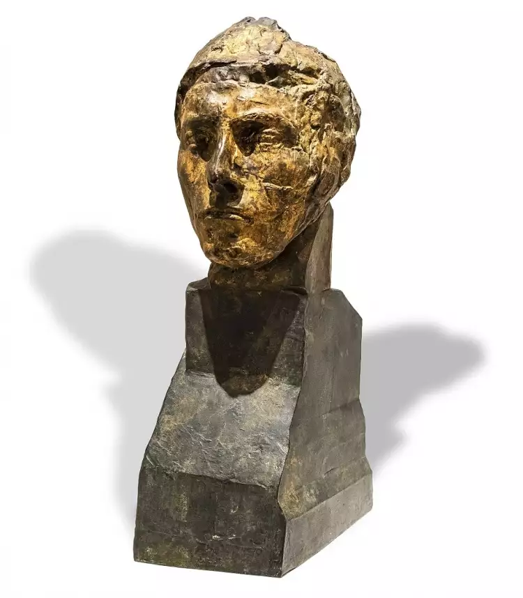 Эмиль Антуан Бурдель. Скульптура «Голова Аполлона», 1905-1908