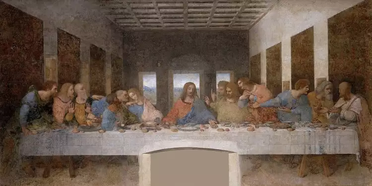 La fresque. Leonardo da Vinci. La Cène, 1497 La fresque. Leonardo da Vinci. La Cène, 1497