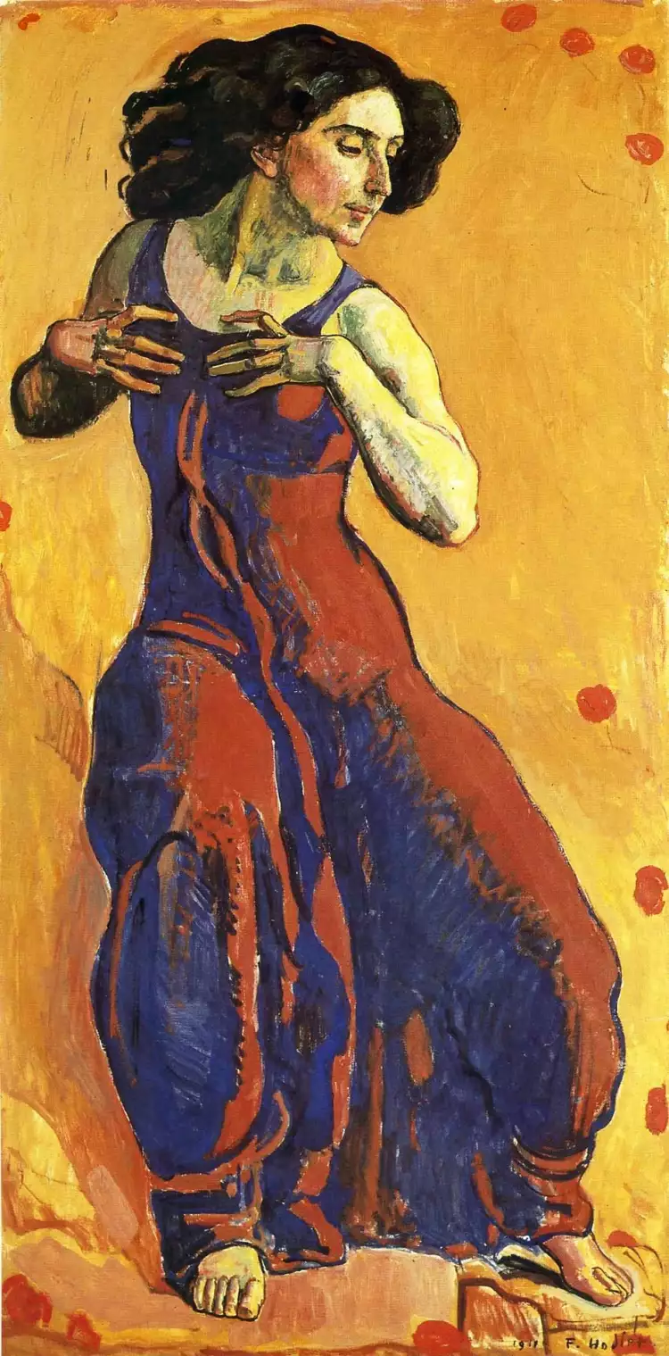 Модерн. Фердинанд Ходлер. «Женщина в экстазе», 1911 Модерн. Фердинанд Ходлер. «Женщина в экстазе», 1911